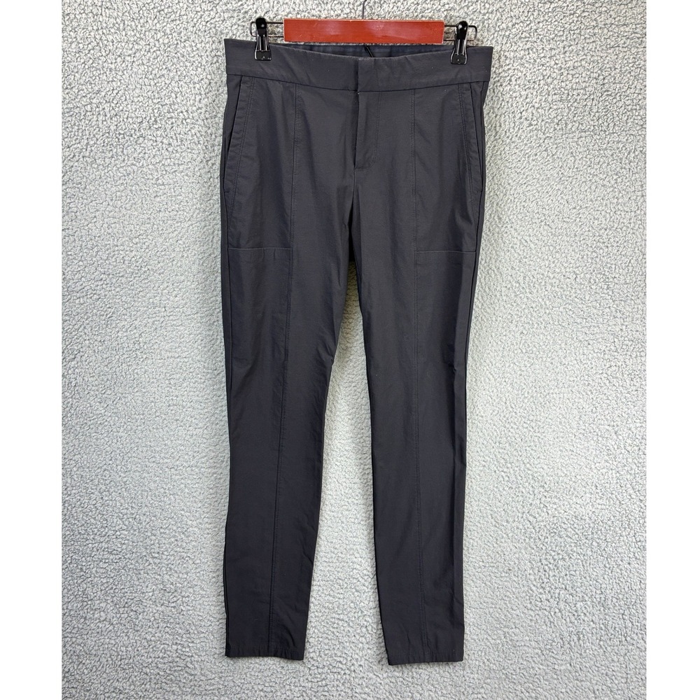 Athleta Wander Stash Skinny Pants Womens 6 Black Travel Utility Gorpcore Active